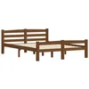 Image de vidaXL Bedframe massief grenenhout honingbruin 140x200 cm