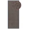 Image de vidaXL Paillasson touffeté 60x150 cm Marron foncé