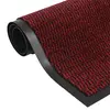 Image de vidaXL Paillasson touffeté 60x150 cm Rouge