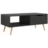 Image de vidaXL Salontafel 100x49,5x43 cm bewerkt hout grijs
