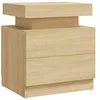 Image de vidaXL Comodino Rovere Sonoma 45x35x52 cm in Truciolato