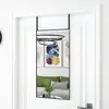 Image de vidaXL Miroir de porte Noir 40x80 cm Verre et aluminium