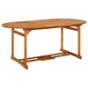 Image de vidaXL Table à dîner de jardin 180x90x75 cm Bois d'acacia solide