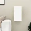 Image de vidaXL Meuble TV Blanc 30,5x30x60 cm Bois d’ingénierie