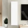 Image de vidaXL Meuble TV Blanc 30,5x30x110 cm Bois d’ingénierie