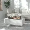Image de vidaXL Table basse Gris béton 85x55x31 cm Bois d'ingénierie