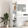 Image de vidaXL Bibliothèque Blanc 40x35x180 cm Bois d'ingénierie