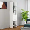 Image de vidaXL Bibliothèque Blanc 40x35x180 cm Bois d'ingénierie