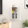 Image de vidaXL Meubles TV muraux 2 pcs Blanc 30,5x30x30 cm