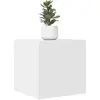 Image de vidaXL Meubles TV muraux 4 pcs Blanc 30,5x30x30 cm