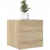 Image de vidaXL Meuble TV mural Chêne sonoma 30,5x30x30 cm