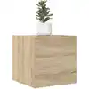 Image de vidaXL Meubles TV muraux 4 pcs Chêne sonoma 30,5x30x30 cm