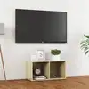 Image de vidaXL Meuble TV chêne sonoma 72x35x36,5 cm bois d’ingénierie