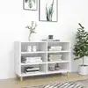 Image de vidaXL Buffet blanc 103,5x35x70 cm bois d'ingénierie
