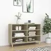 Image de vidaXL Buffet chêne sonoma 103,5x35x70 cm bois d'ingénierie