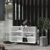 Image de vidaXL Buffet blanc 103,5x35x70 cm bois d'ingénierie