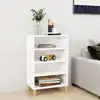 Image de vidaXL Buffet Blanc 57x35x90 cm Bois d’ingénierie