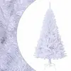 Image de vidaXL Arbre de Noël artificiel avec branches épaisses blanc 120cm PVC