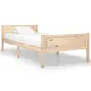 Image de vidaXL Cadre de lit sans matelas bois de pin massif 90x200 cm