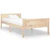 Image de vidaXL Cadre de lit sans matelas bois massif de pin 100x200 cm