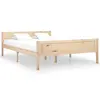 Image de vidaXL Cadre de lit sans matelas bois massif de pin 140x200 cm