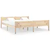 Image de vidaXL Cadre de lit sans matelas bois massif de pin 180x200 cm
