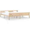 Image de vidaXL Cadre de lit sans matelas bois massif de pin 200x200 cm