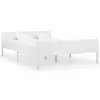 Image de vidaXL Cadre de lit sans matelas bois massif de pin blanc 160x200 cm