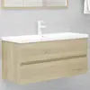 Image de vidaXL Armoire d'évier lavabo intégré chêne sonoma bois d'ingénierie