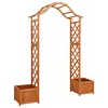 Image de vidaXL Pergola de jardin avec jardinière Bois pin massif