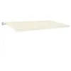 Image de vidaXL Auvent automatique avec capteur de vent et LED 600x300 cm Crème