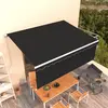 Image de vidaXL Auvent manuel rétractable avec store 4x3 m Anthracite