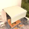 Image de vidaXL Auvent automatique rétractable avec store 4x3 m Crème
