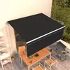 Image de vidaXL Auvent automatique rétractable avec store 4x3 m Anthracite