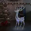 Image de vidaXL Renne de Noël XXL Acrylique 250 LED 180 cm Coloré