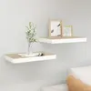 Image de vidaXL Étagères flottantes 2 pcs Chêne et blanc 40x23x3,8 cm MDF