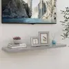 Image de vidaXL Étagère murale flottante Gris béton 90x23,5x3,8 cm MDF