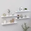 Image de vidaXL Étagères murales 4 pcs Blanc 60x9x3 cm
