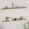Image de vidaXL Étagères murales 2 pcs chêne sonoma 115x9x3 cm