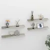 Image de vidaXL Étagères murales 4 pcs Gris béton 60x9x3 cm