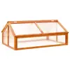 Image de vidaXL Serre Marron 114x80x50 cm Bois de sapin