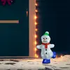 Image de vidaXL Silhouette de bonhomme de neige de Noël LED Acrylique 30 cm