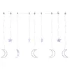 Image de Bussandri Exclusive Guirlande lumineuse étoile et lune avec télécommande 345 LED Bleu