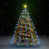 Image de vidaXL Kerstboomverlichting met 150 LED's blauw net 150 cm
