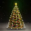 Image de vidaXL Guirlande lumineuse d'arbre de Noël 210 LED Blanc froid 210 cm