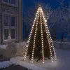 Image de vidaXL Guirlande lumineuse d'arbre de Noël 300 LED Blanc froid 300 cm