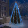Image de vidaXL Guirlande lumineuse d'arbre de Noël 300 LED Bleu 300 cm
