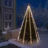 Image de vidaXL Guirlande lumineuse d'arbre de Noël 400 LED Blanc froid 400 cm