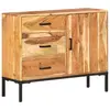 Image de vidaXL Buffet 88x30x73 cm Bois d'acacia massif