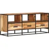Image de vidaXL Meuble TV 110x30x45 cm Bois d'acacia massif